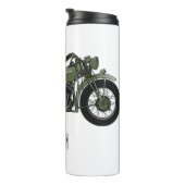 Bouteilles Isothermes Illustration d'une moto de croiseur militaire (Tourné sur la droite)