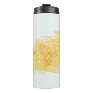 Bouteilles Isothermes Illustration jaune et blanche