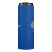 Bouteilles Isothermes Illustration joyeuse du grand requin blanc (Dos)