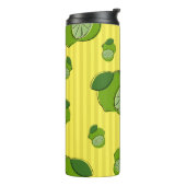 Bouteilles Isothermes Illustration Limes (Tourné sur la gauche)