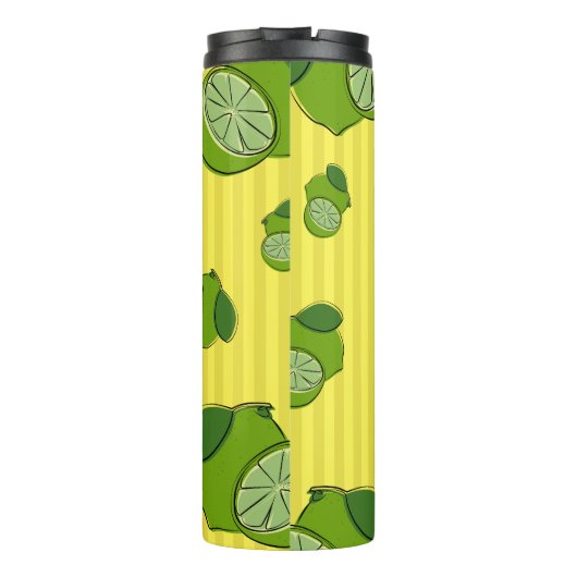 Bouteilles Isothermes Illustration Limes (Dos)