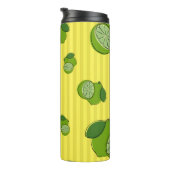 Bouteilles Isothermes Illustration Limes (Tourné sur la droite)