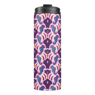 Bouteilles Isothermes Illustration motif Art déco sans couture
