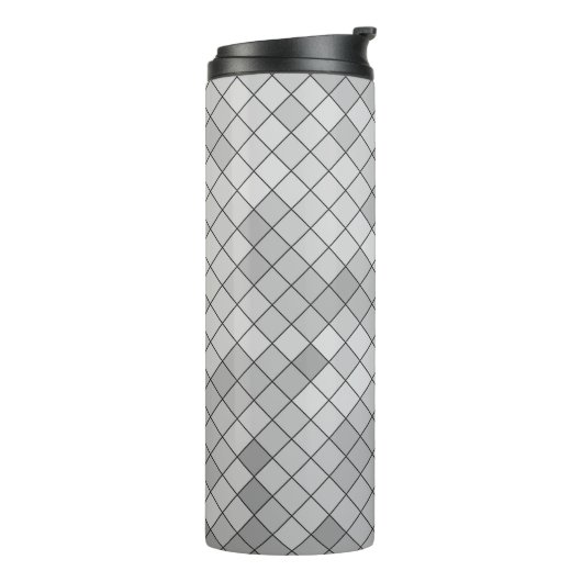 Bouteilles Isothermes Illustration polygonale grise, composée de tria (Tourné sur la gauche)