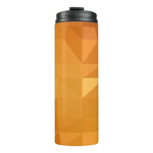 Bouteilles Isothermes Illustration polygonale orange pâle, composée (Devant)