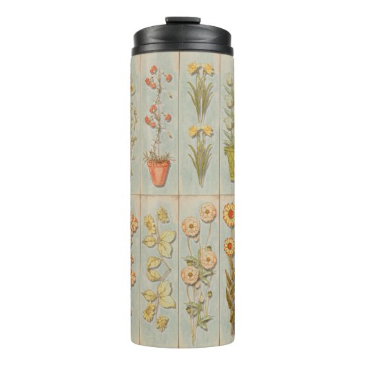 Bouteilles Isothermes Illustrations de Plante vintage rustique (Devant)