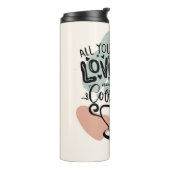 Bouteilles Isothermes Illustrations esthétiques, Café de fille (Tourné sur la gauche)