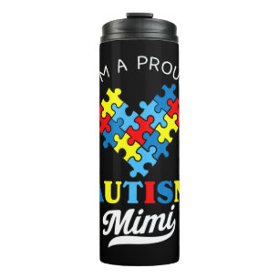 Bouteilles Isothermes I'm A Fier Autism Mimi - Parfait pour les grand-mè