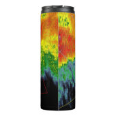 Bouteilles Isothermes Image de radar de chasseur de tempête (Dos)