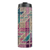 Bouteilles Isothermes Imitation of indian patchwork pattern with texture (Devant)