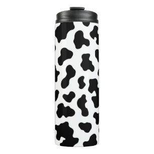 Bouteilles Isothermes Impression cuir de vache noir et blanc