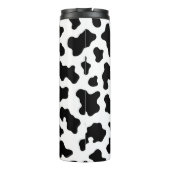 Bouteilles Isothermes Impression cuir de vache noir et blanc (Dos)