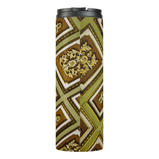 Bouteilles Isothermes Impression d'architecture verte et Brown (Dos)