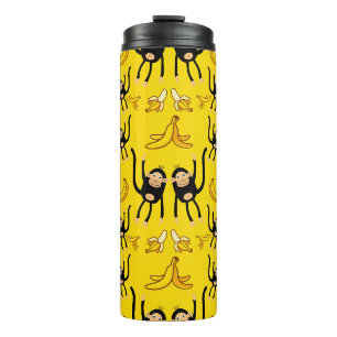 Bouteilles Isothermes Impression De Singe Et De Banane