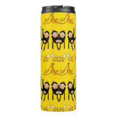 Bouteilles Isothermes Impression De Singe Et De Banane (Dos)