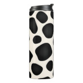 Bouteilles Isothermes Impression de vache tache noire et blanche (Tourné sur la gauche)