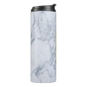 Bouteilles Isothermes Impression élégante en marbre blanc et gris (Tourné sur la gauche)