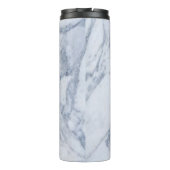 Bouteilles Isothermes Impression élégante en marbre blanc et gris (Dos)