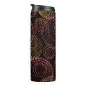 Bouteilles Isothermes Impression géométrique Or Luxuriante (Tourné sur la droite)