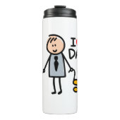 Bouteilles Isothermes Impression Love Daddy (Devant)