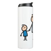 Bouteilles Isothermes Impression Love Daddy (Tourné sur la gauche)