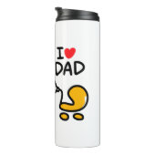 Bouteilles Isothermes Impression Love Daddy (Tourné sur la droite)