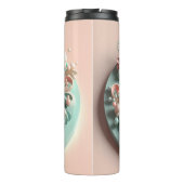 Bouteilles Isothermes Impression numérique 3D de l'élégante floraison bo (Dos)