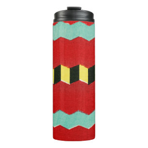 Bouteilles Isothermes Impression vintage en bois textile japonais