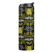 Bouteilles Isothermes Impressions de choux d'art populaire (Tourné sur la gauche)