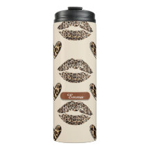 Imprimé chic beige et noir de léopard