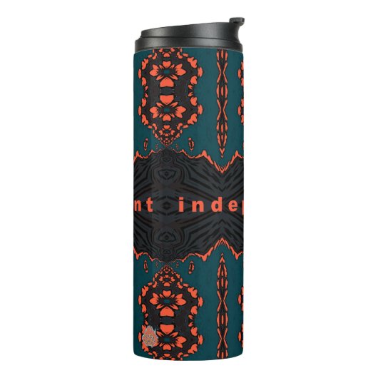 Bouteilles Isothermes Indépendant en orange et vert (Tourné sur la gauche)