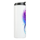 Bouteilles Isothermes Infinity with purple feather (Tourné sur la gauche)
