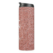 Bouteilles Isothermes Infirmière diplômée Caduceus Rose Gold Parties sci (Tourné sur la droite)