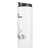 Bouteilles Isothermes Infirmière Ghost mignonne Halloween Design T-shirt (Tourné sur la droite)