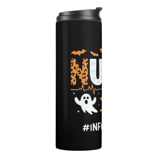 Bouteilles Isothermes Infirmière Infusion Infirmière Stethoscope Hallowe (Tourné sur la gauche)