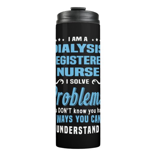 Bouteilles Isothermes Infirmière inscrite à la dialyse (Devant)