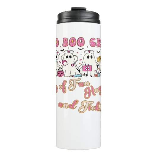 Bouteilles Isothermes Infirmière Paediactric Amusement Halloween Design  (Devant)