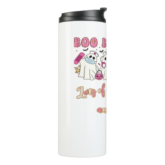 Bouteilles Isothermes Infirmière Paediactric Amusement Halloween Design (Tourné sur la gauche)