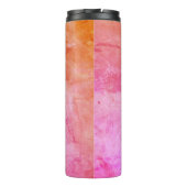 Bouteilles Isothermes Infirmière RN Rose Orange Aquarelle Médicale Monog (Dos)