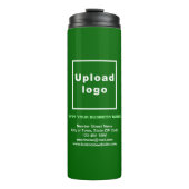 Bouteilles Isothermes Information d'affaires Paruline thermique verte (Devant)