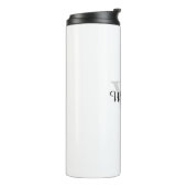 Bouteilles Isothermes Initiale et nom de monogramme personnalisé (Tourné sur la gauche)