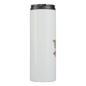 Bouteilles Isothermes Initiale G Monogramme Boho rose Floral (Dos)