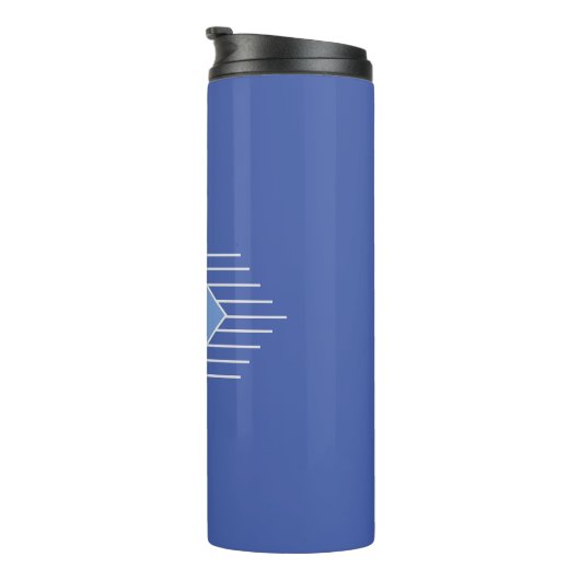 Bouteilles Isothermes Initiales de monogramme sur un (Tourné sur la droite)