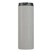 Bouteilles Isothermes Initiales Monogramme | Blanc Sur Gris Clair (Dos)