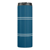 Bouteilles Isothermes Initiales Monogrammes Blue Travel Boisson Café (Dos)