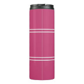 Bouteilles Isothermes Initiales Monogrammes Boisson Chic Girly Hot Rose (Dos)