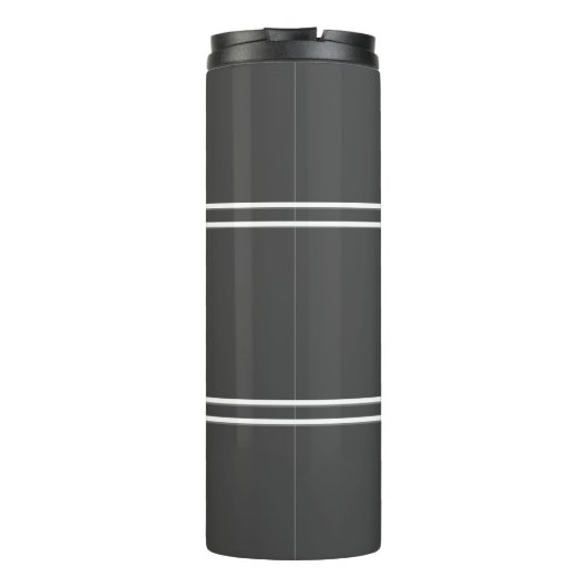 Bouteilles Isothermes Initiales Monogrammes Design Voyage Boisson Gris (Dos)