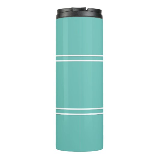 Bouteilles Isothermes Initiales Monogrammes Léger Voyage Turquoise Verre (Dos)