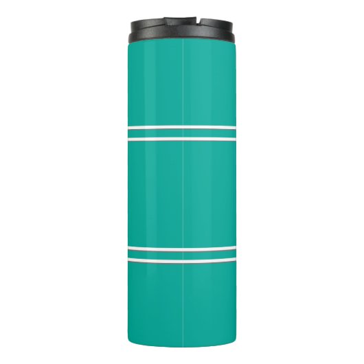 Bouteilles Isothermes Initiales Monogrammes Turquoise Vert Voyage Verre (Dos)