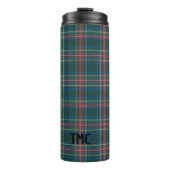 Bouteilles Isothermes INITIALES Tartan Plaid Classique Festive Holiday C (Devant)